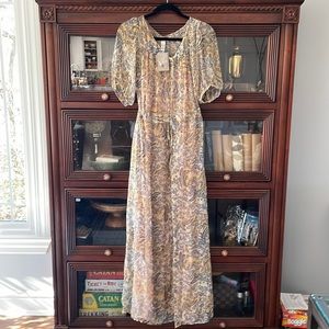 Anthropologie Konrad and Joseph sheer maxi dress NWT